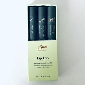 Saje Nourishing Lip Trio, NWT